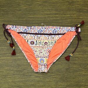 Rod Beattie bikini bottoms size 12, almost new. Multi color
